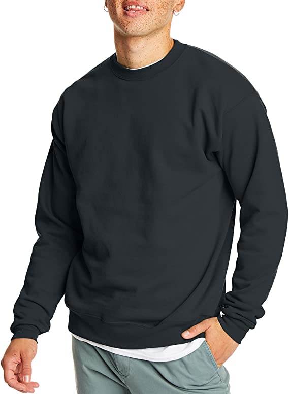 Hanes men's hotsell crew neck sweatshirt